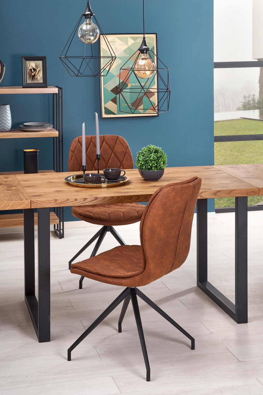 Poze Masa extensibila Horus stejar - L126/206xl80xh76 cm