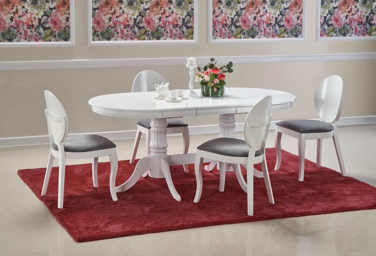 Poze Masa extensibila Joseph mdf alb - L150/190 x l90 x h77 cm