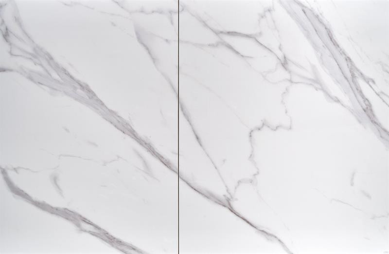 Poze Masa extensibila Osman marmura alba - L160-220 cm