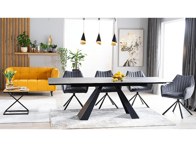 Poze Masa Extensibila Salvadore Ceramica – l90 x h76 x L160-240 cm