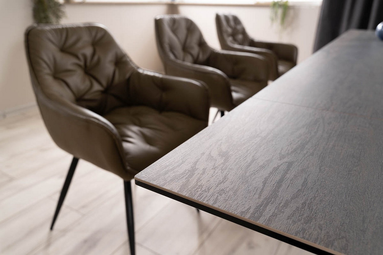 Poze Masa extensibila Westin Ceramic Maro/Negru mat - L160-240 cm