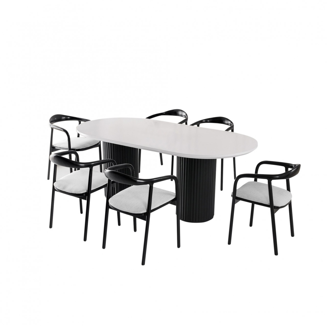 Poze Masa LI alb/negru- 932