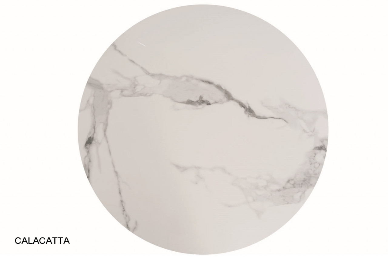 Poze Masa rotunda Espero alb/alb– ø90 / h75 cm