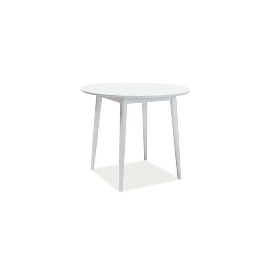 Poze Masa rotunda Larson alba ø90/h75 cm