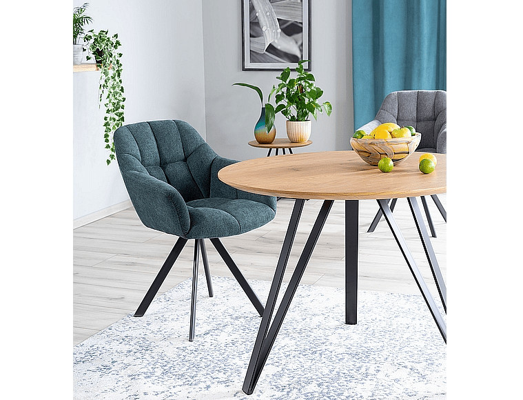 Poze Masa Tetis Stejar - d100xh76 cm