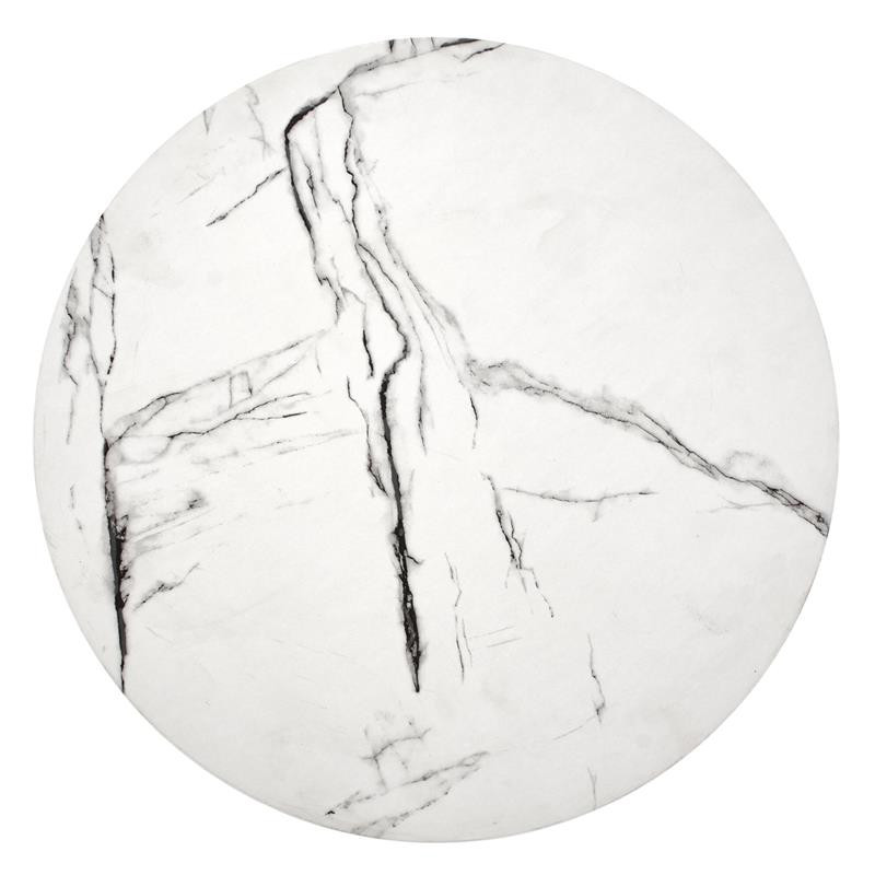 Poze Masuta cafea Antica S marble alba – H45 cm