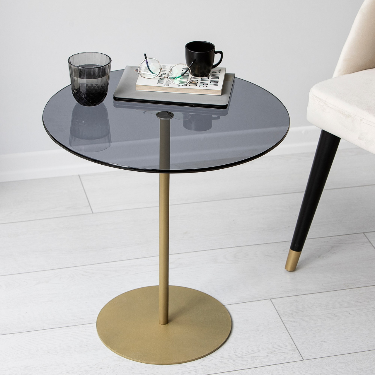 Poze Masuta de cafea Chill-Out auriu / fumuriu