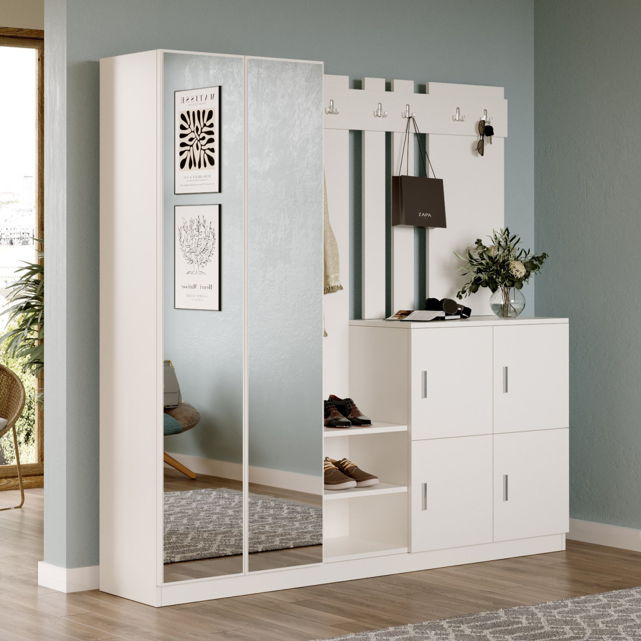 Poze Mobilier de hol DD9-W alb