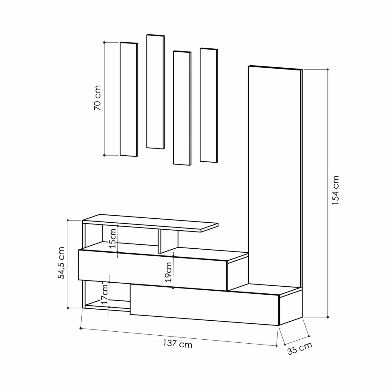 Poze Mobilier de hol Ramda stejar