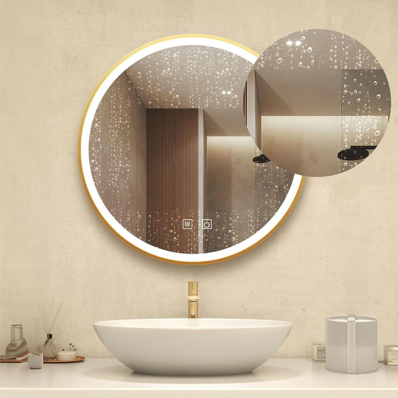 Poze Oglinda LED 60cm MMJ