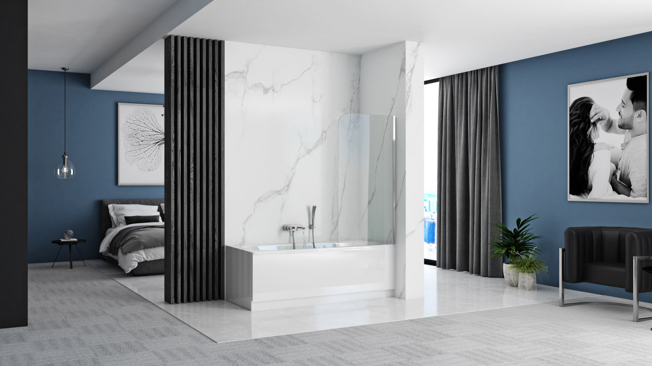 Poze Paravan de cada Topaz sticla securizata - 70x140 cm