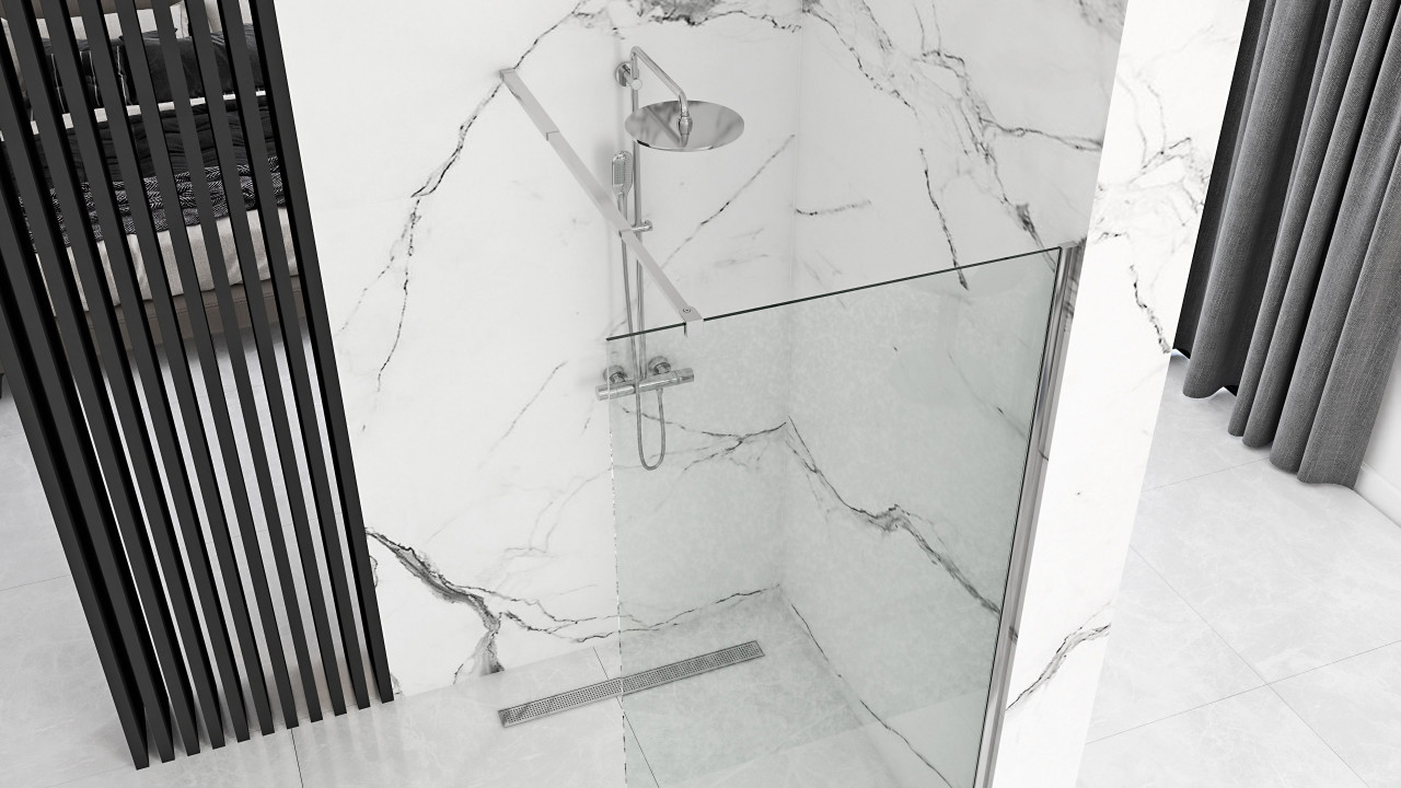 Poze Paravan de dus Aero N 70 transparent