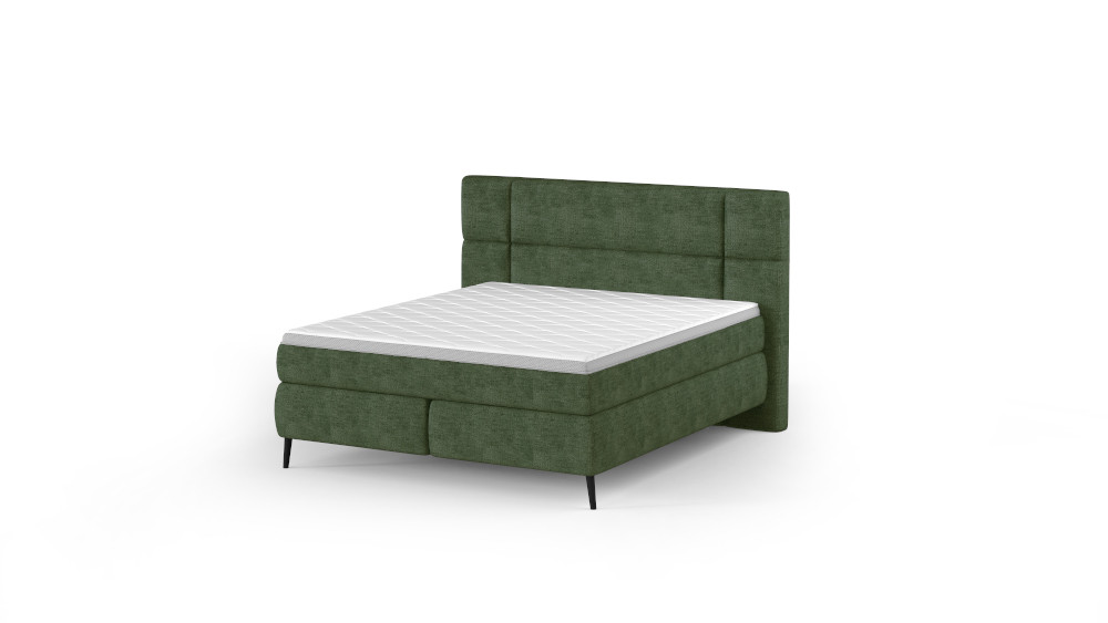 Poze Pat tapitat boxspring Lucio 140x200 cm