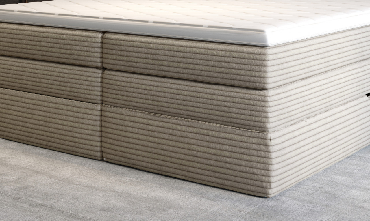 Poze Pat tapitat boxspring Madden 180x200 cm