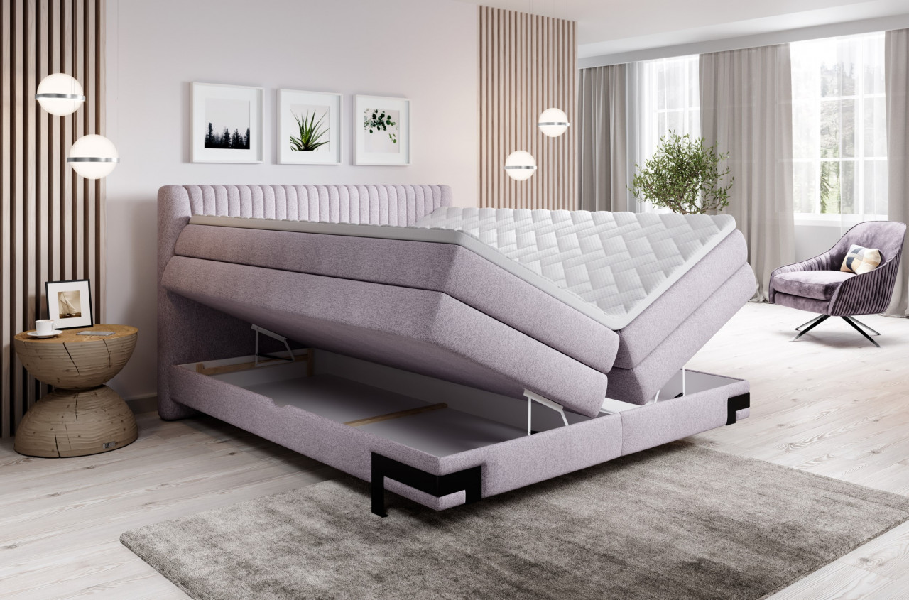 Poze Pat tapitat boxspring Palio 180x200 cm