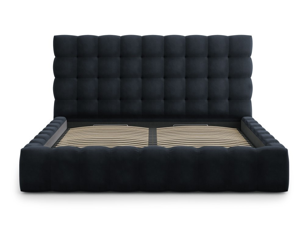 Poze Pat tapitat catifea Bali – 200×200 cm