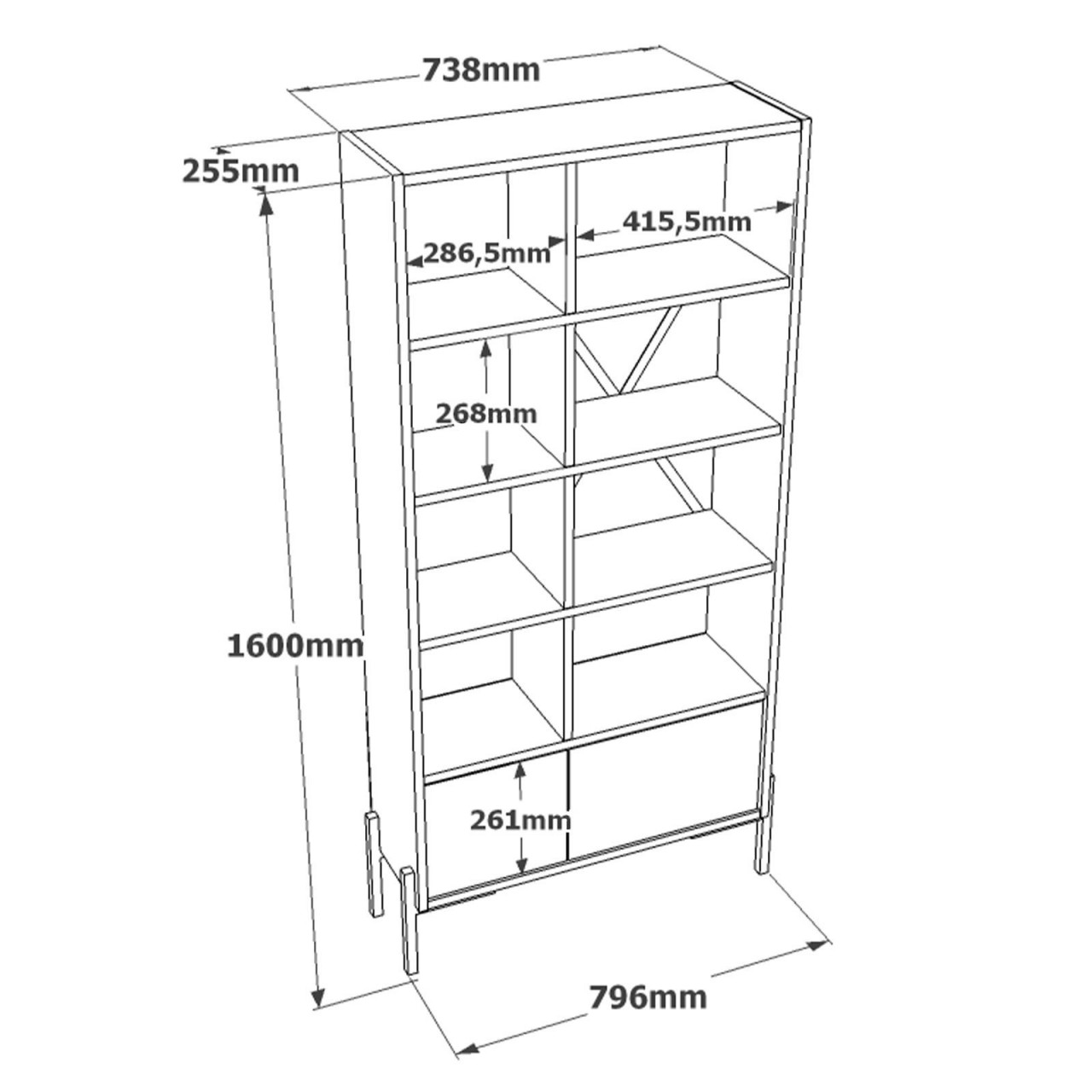 Poze Raft de carti BO1 - GA