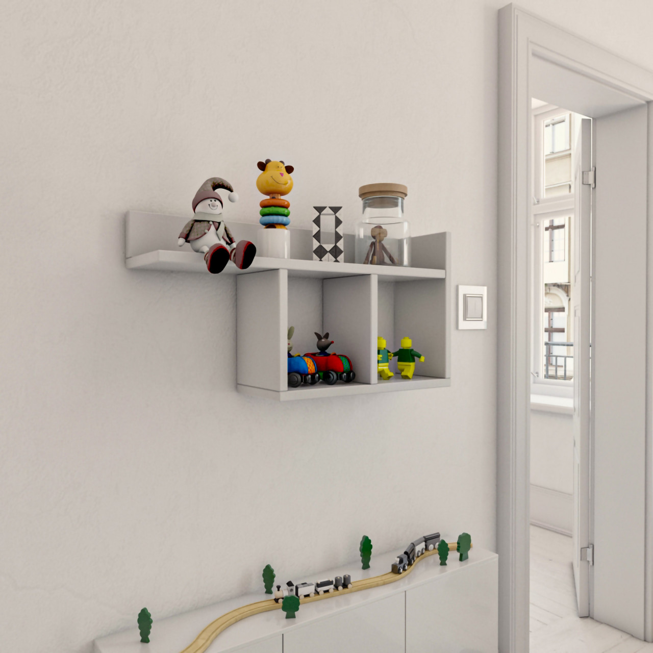 Poze Raft de perete Room alb