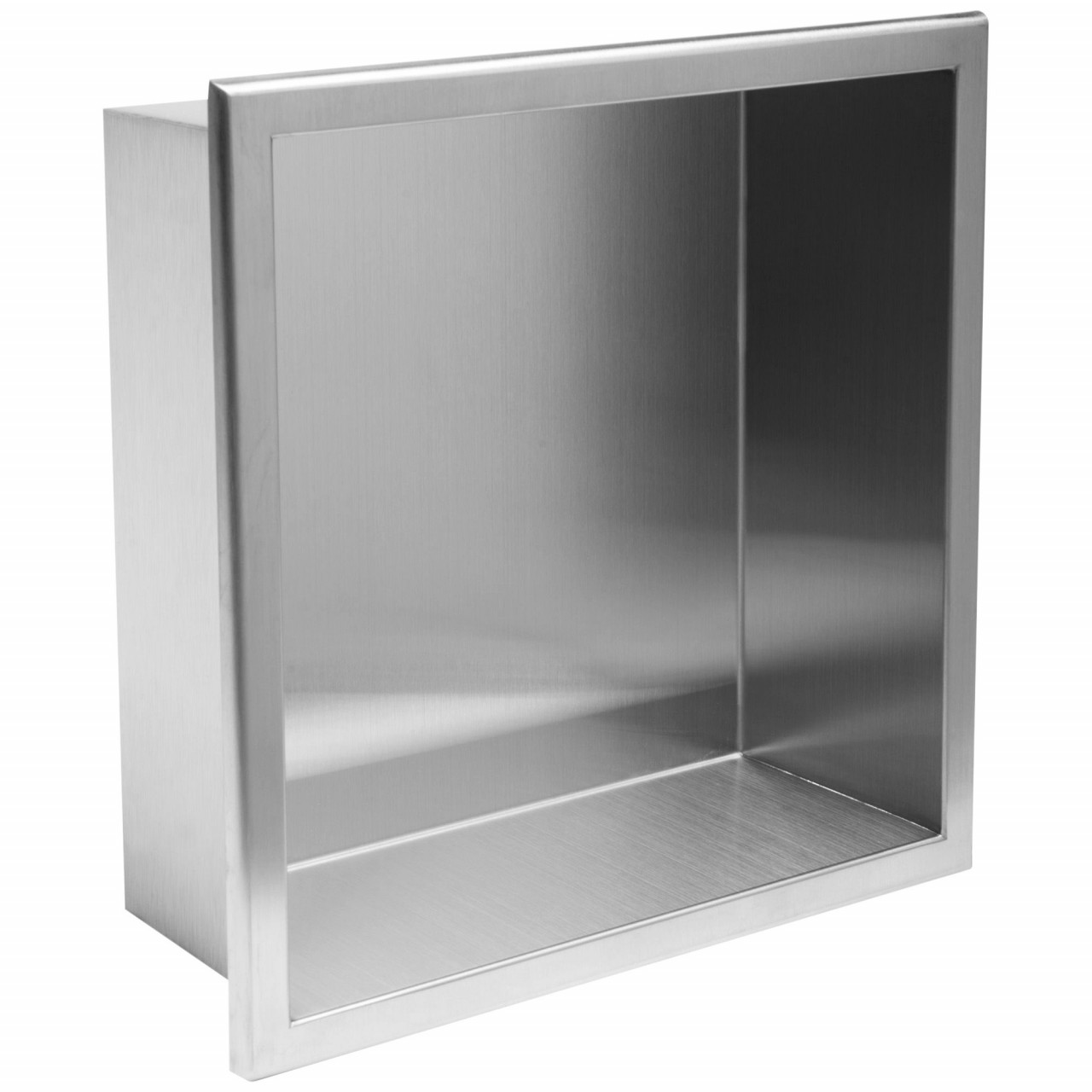 Poze Raft incastrat pentru baie 30x30 argintiu periat