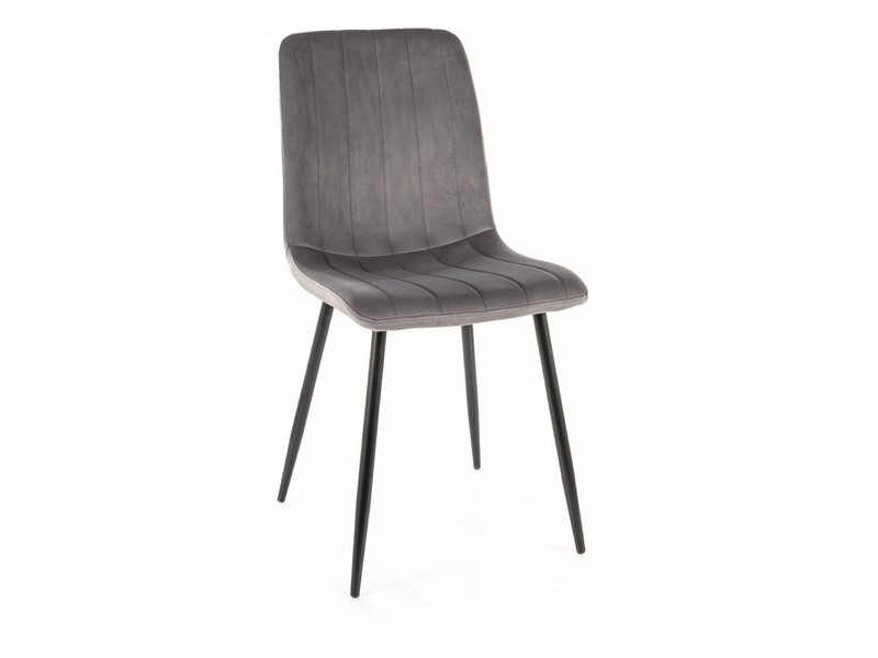 Poze Scaun Alan velvet gri Blu14