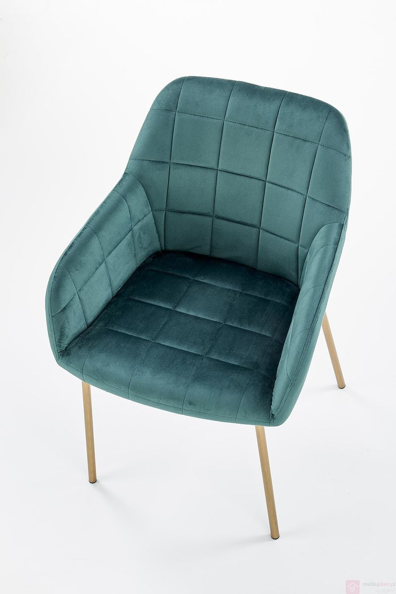 Poze Scaun catifea K306 verde - H 80 cm