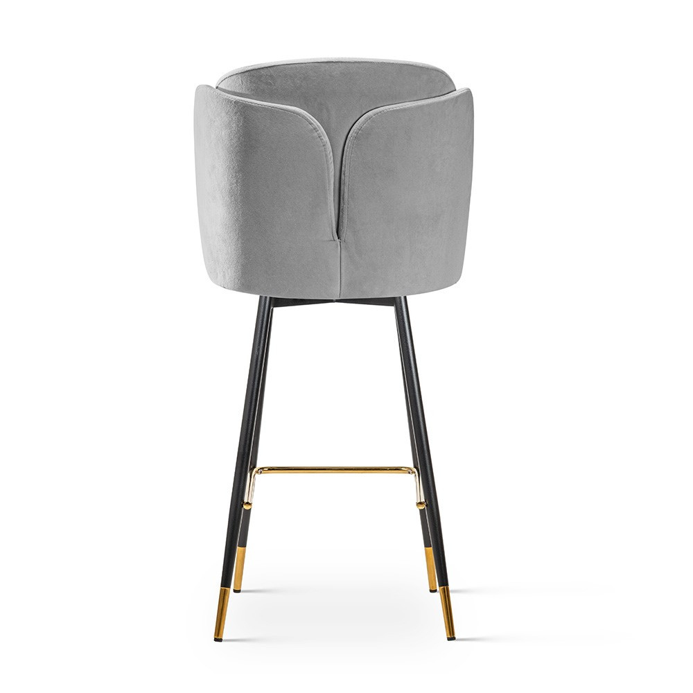 Poze Scaun de bar Beetle L 70 cm negru/auriu