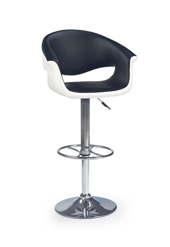 Poze Scaun de bar H-46 alb negru