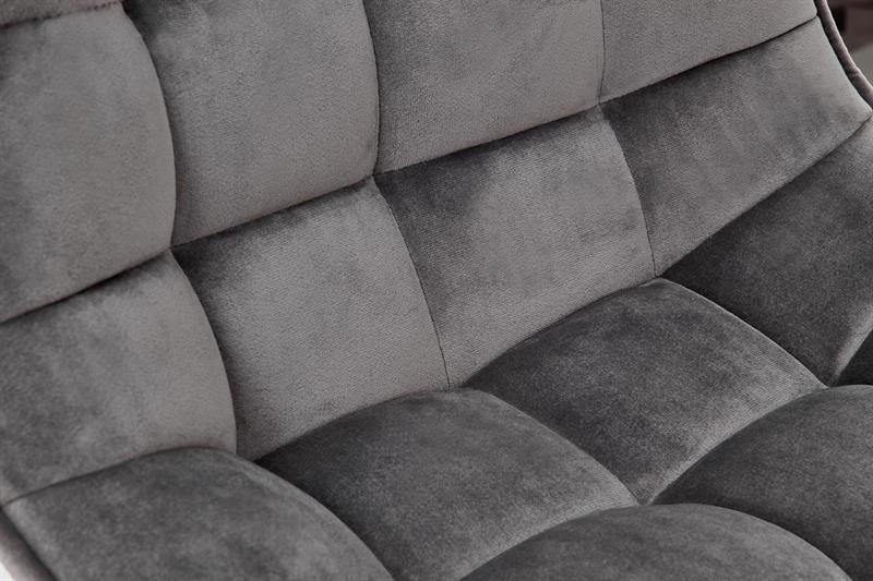 Poze Scaun de bar H-95 velvet gri