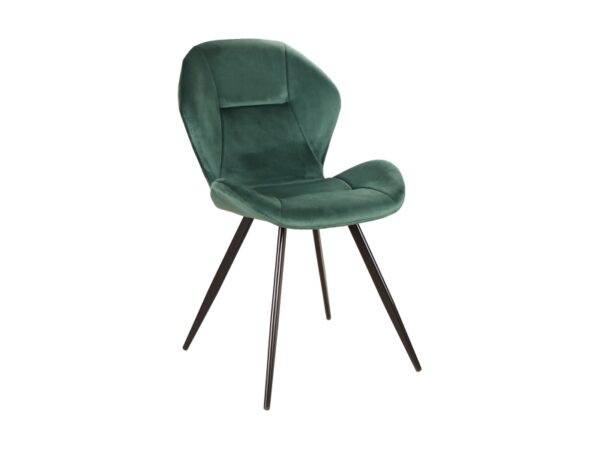 Poze Scaun Ginger velvet verde Blu78