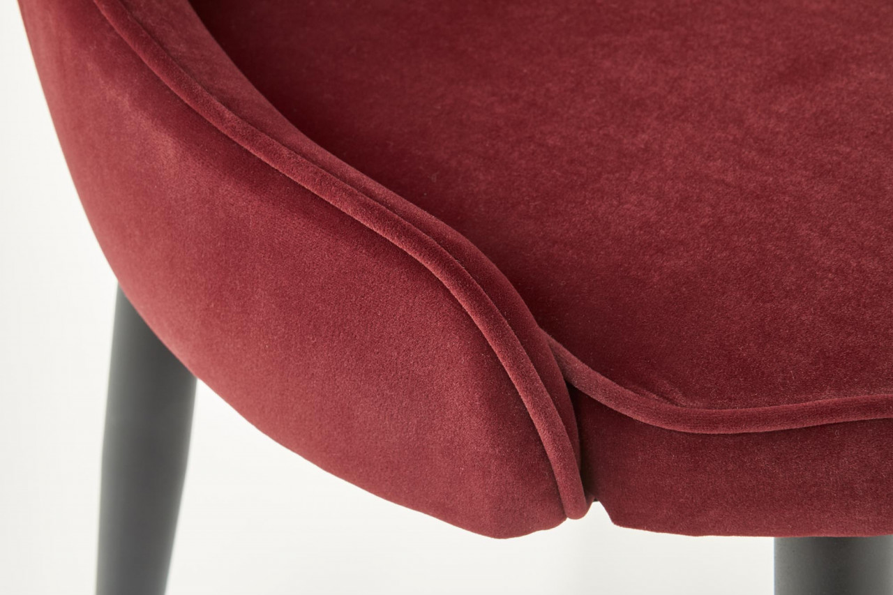 Poze Scaun K366 velvet rosu inchis