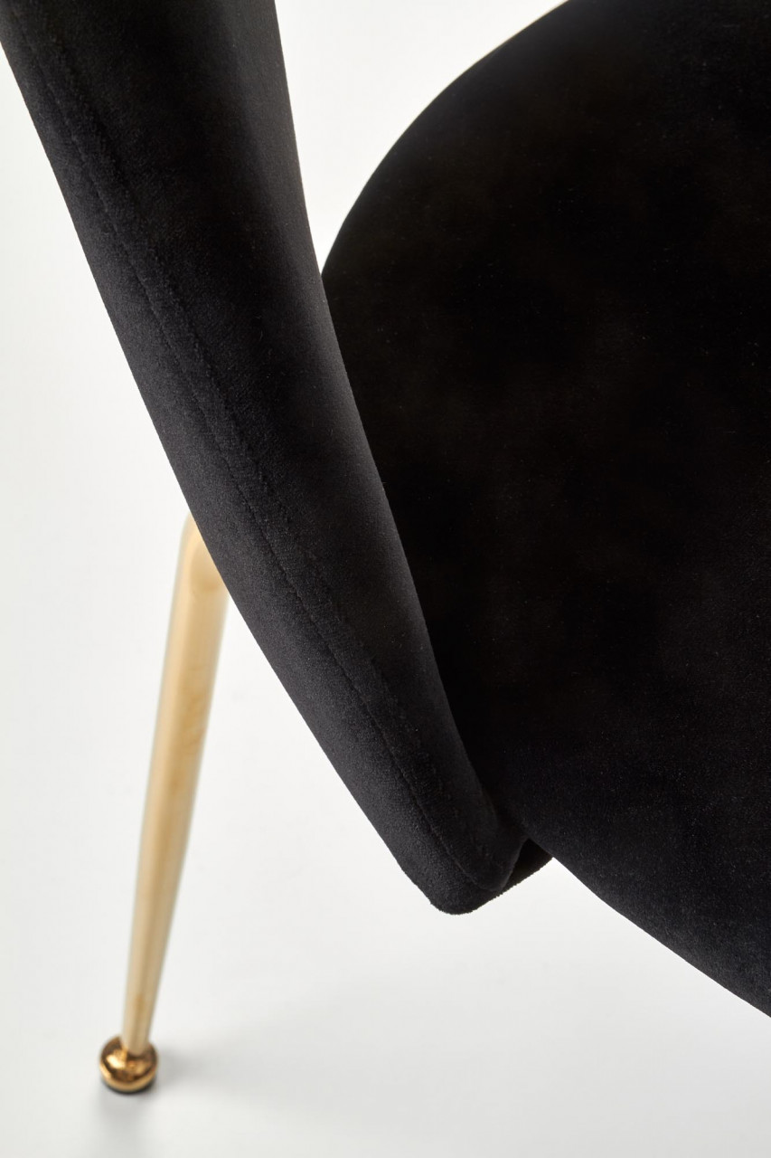 Poze Scaun K385 material catifea negru