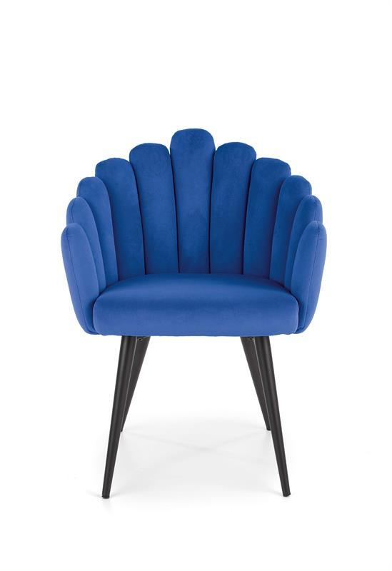 Poze Scaun K410 velvet bleumarin – H85