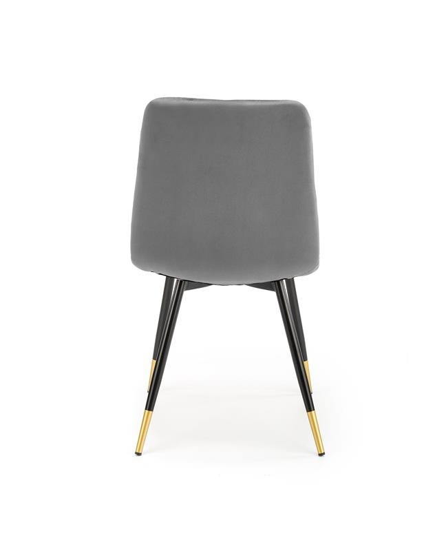 Poze Scaun K438 Velvet Gri – l45 x A50 x h86 cm