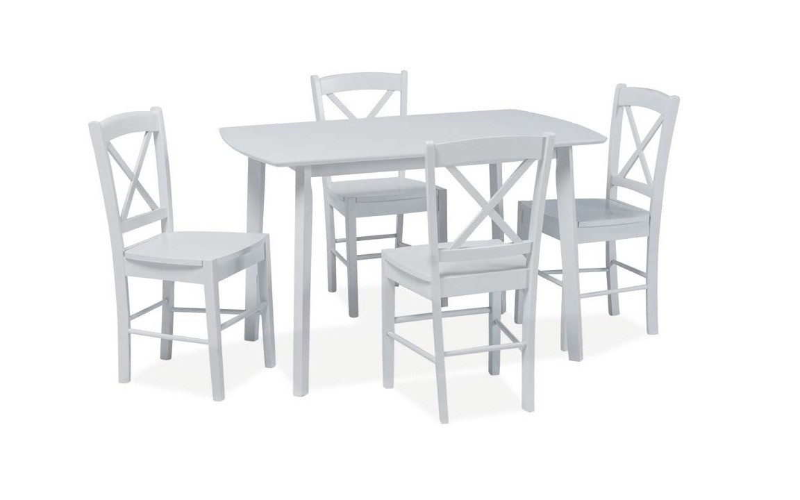 Poze Scaun lemn CD-56 alb - H 85 cm