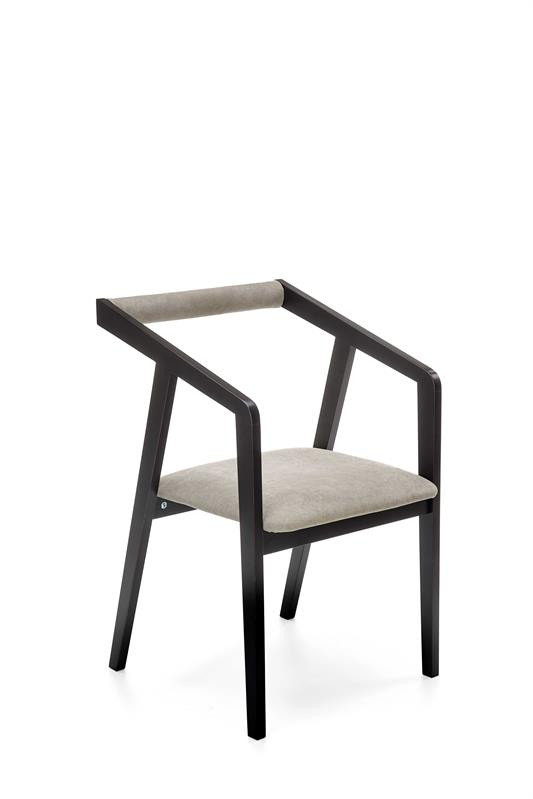 Poze Scaun tapitat Azul Gri - Negru - H 79cm