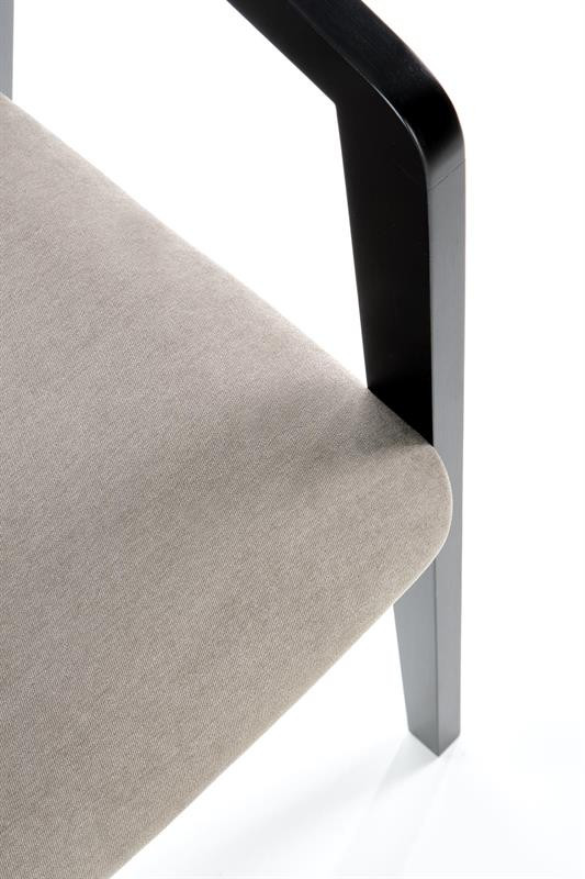 Poze Scaun tapitat Azul Gri - Negru - H 79cm