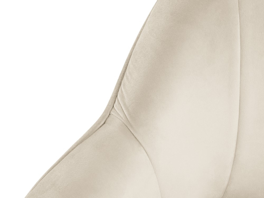 Poze Scaun tapitat cu catifea Albi - H82 cm