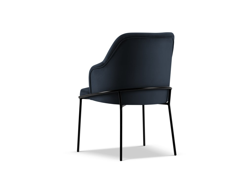 Poze Scaun tapitat cu catifea Sandrine - H84 cm