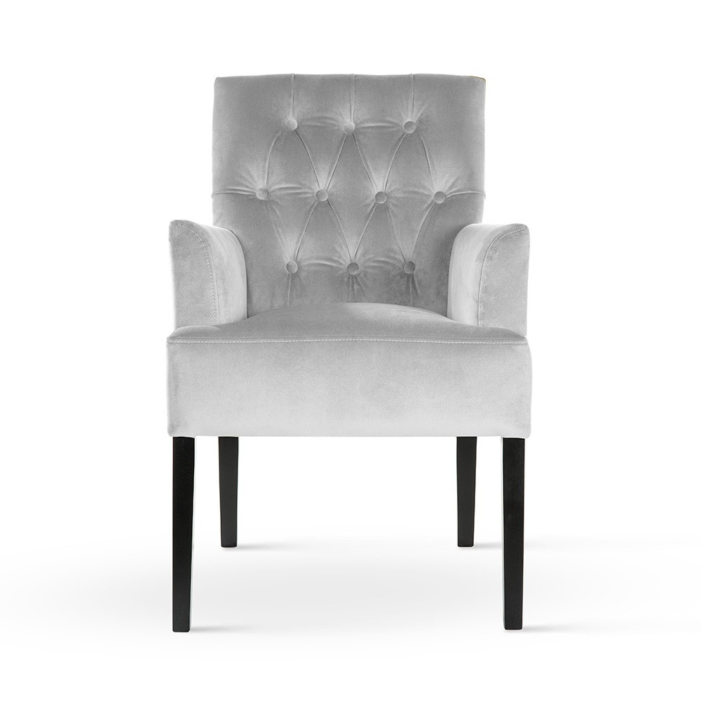 Poze Scaun tapitat Gala Glam cu cotiera H94 cm