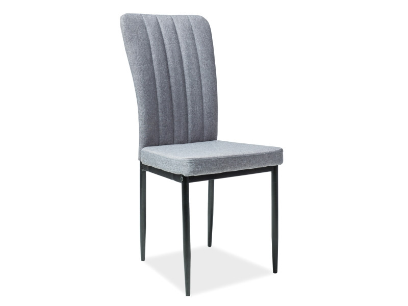 Poze Scaun tapitat H-733 gri-negru - H 96 cm
