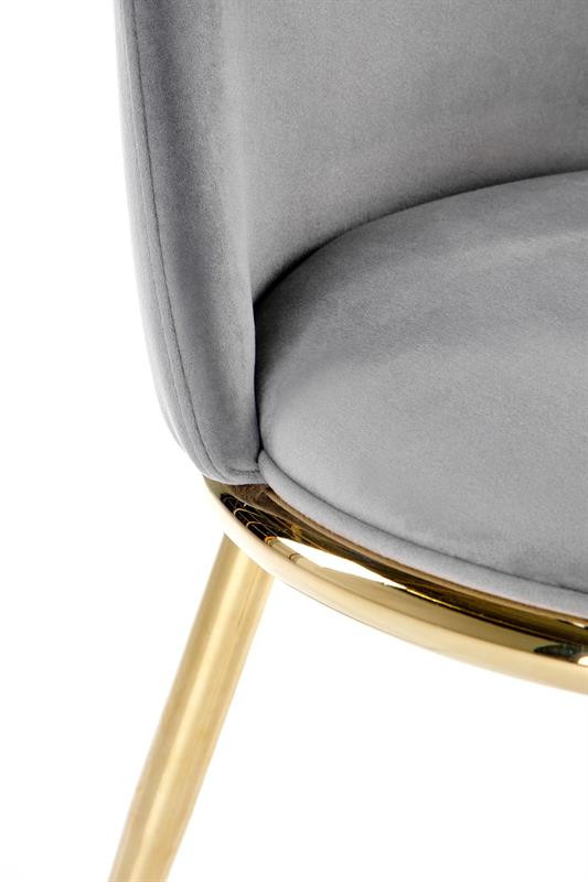 Poze Scaun tapitat K460 - Gri/Gold