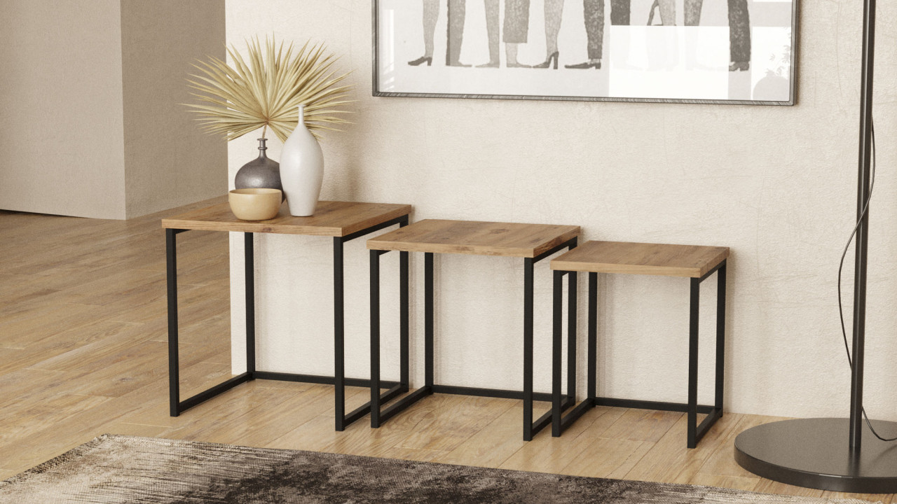 Poze Set 3 mese de cafea VG7 - A