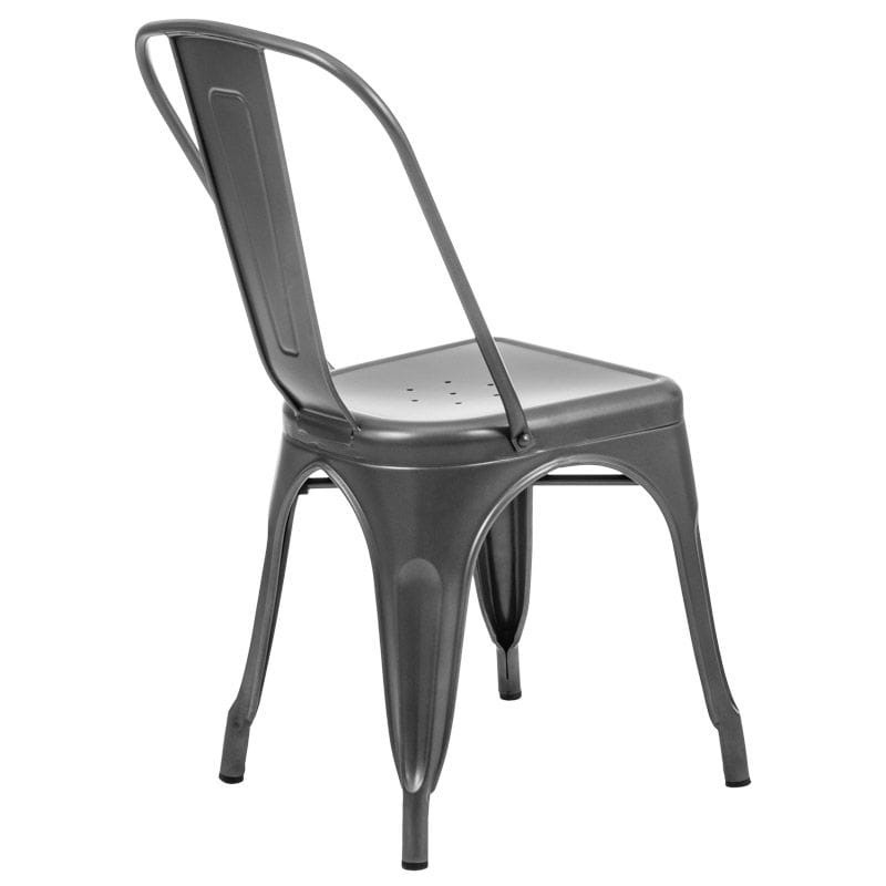Poze Set 4 scaune Hugo gri H85 cm