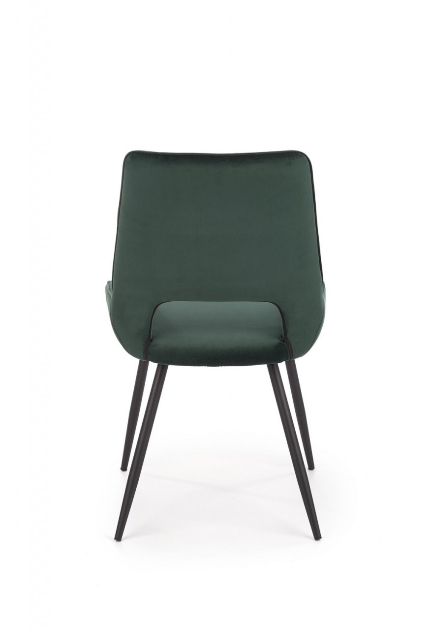 Poze Set masa extensibila Cambell L140-180 + 4 scaune K404 velvet verde