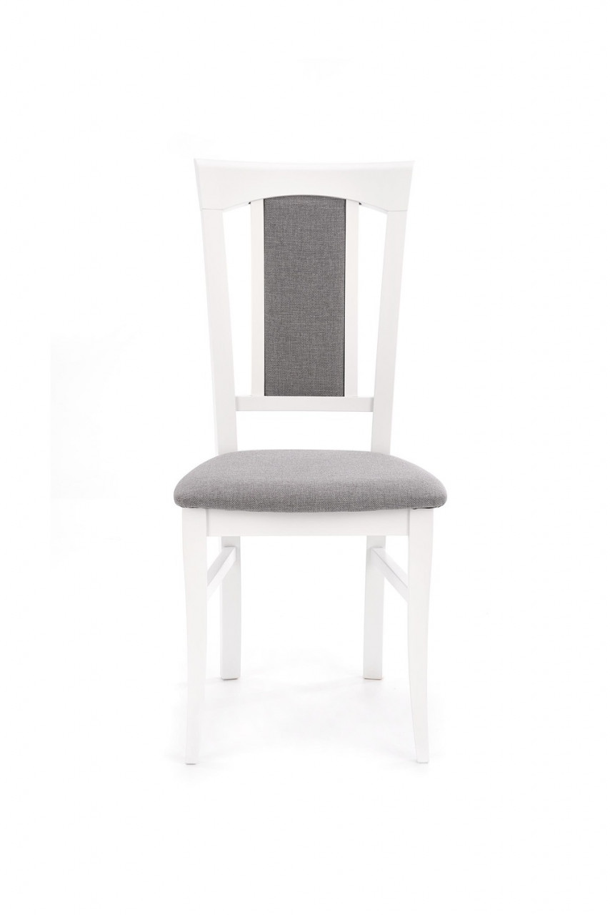 Poze Set masa extensibila Fryderyk alba L160-240 cm + 4 scaune Konrad alb/gri Inari91