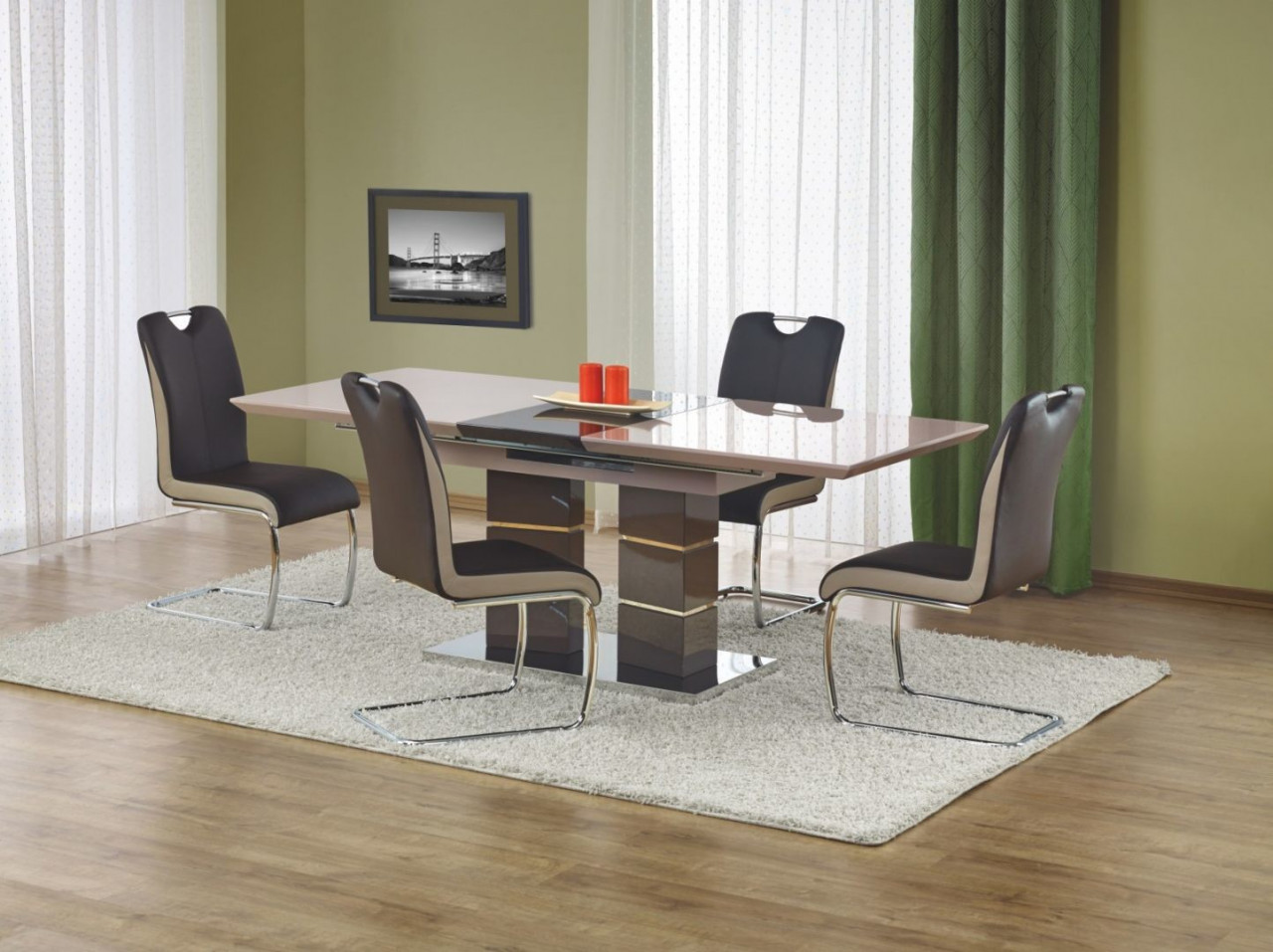 Poze Set masa extensibila Lord + 4 scaune K184