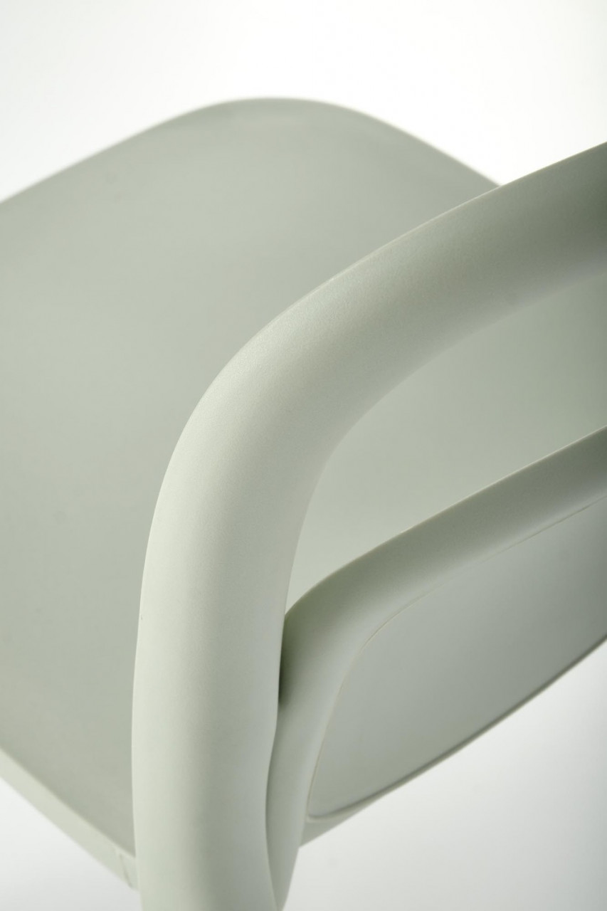 Poze Set masa extensibila Ringo stejar artizan/alb L102-142 cm + 2 scaune K490 alb + 2 scaune K490 menta