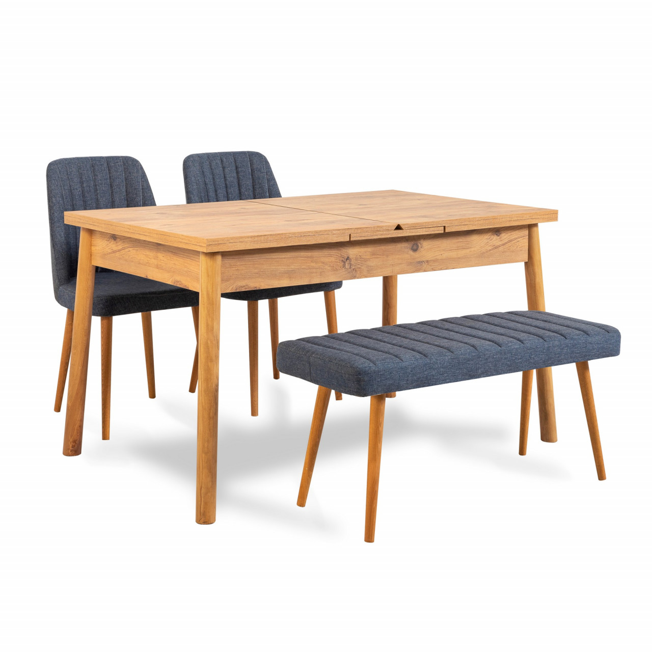 Poze Set masa extensibila si scaune (4 piese) Santiago Atlantice-Navy Blue