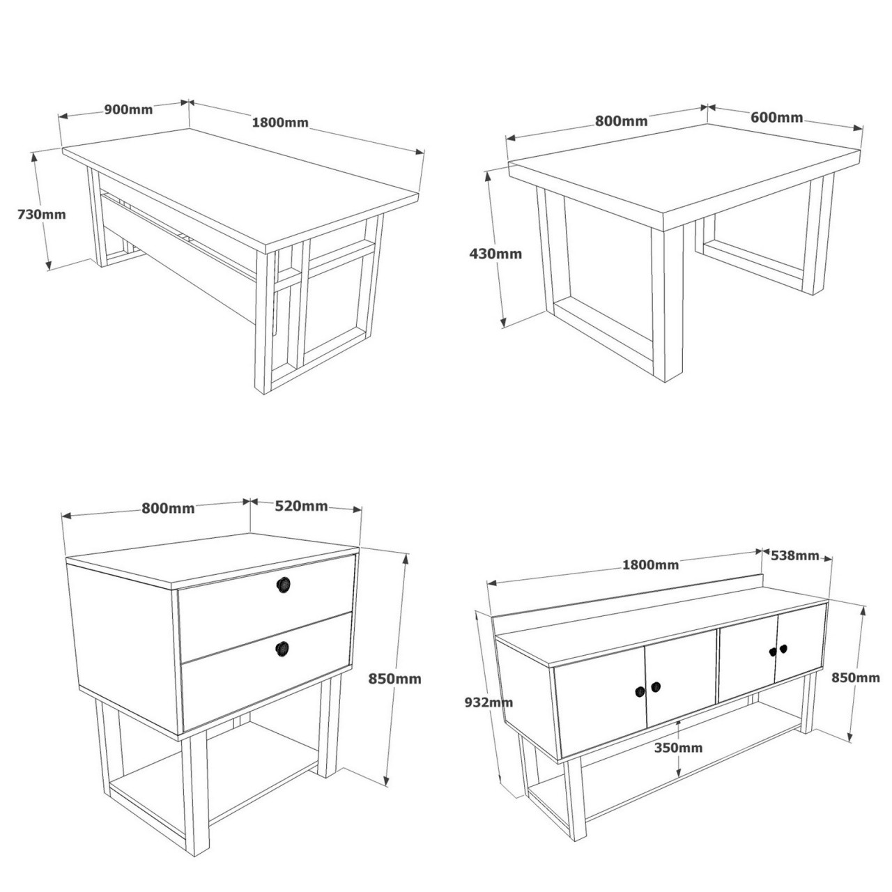 Poze Set mobilier de birou MN10-BA