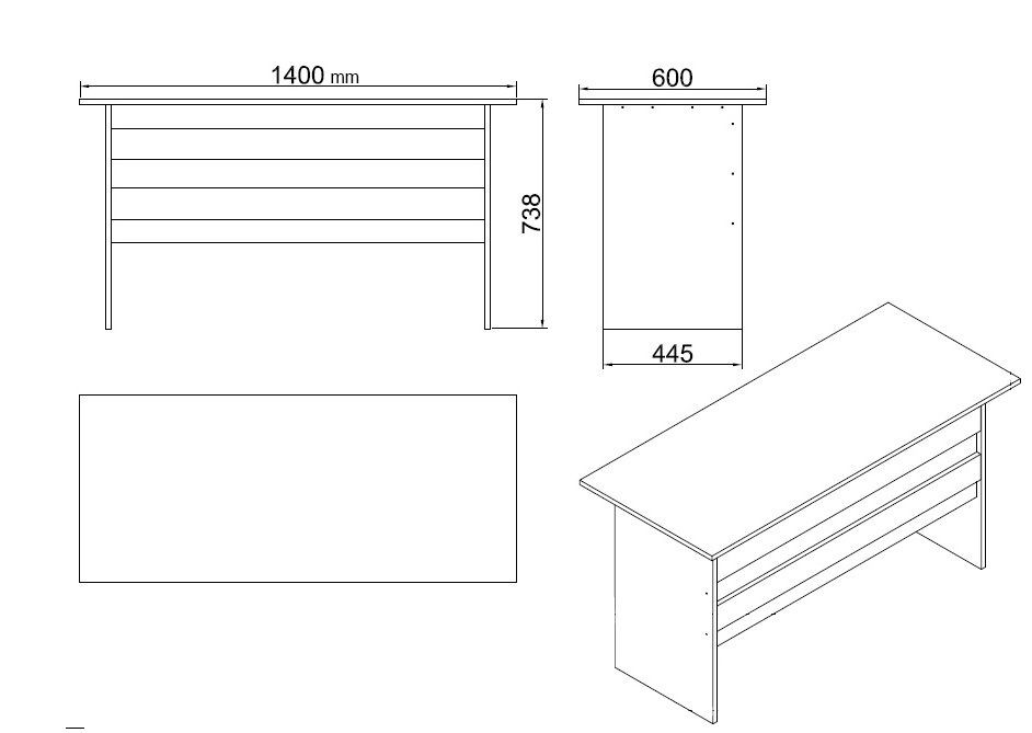 Poze Set mobilier de birou VO14 - W